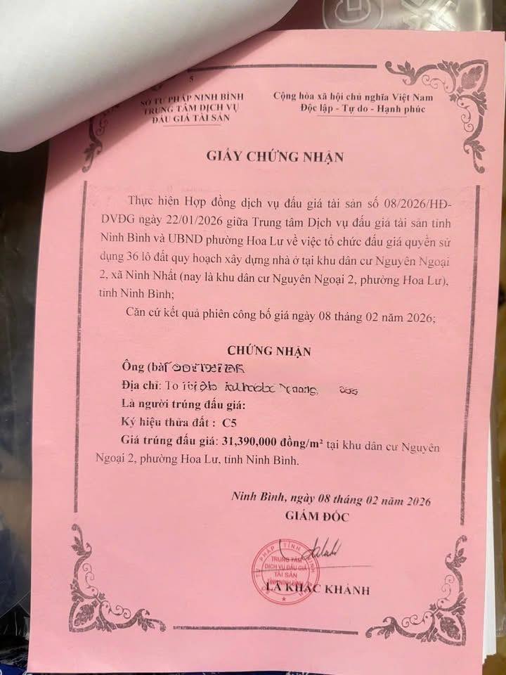 Đất nền KĐT Xuân Thành Nam Định 172m² - Pháp lý rõ ràng!