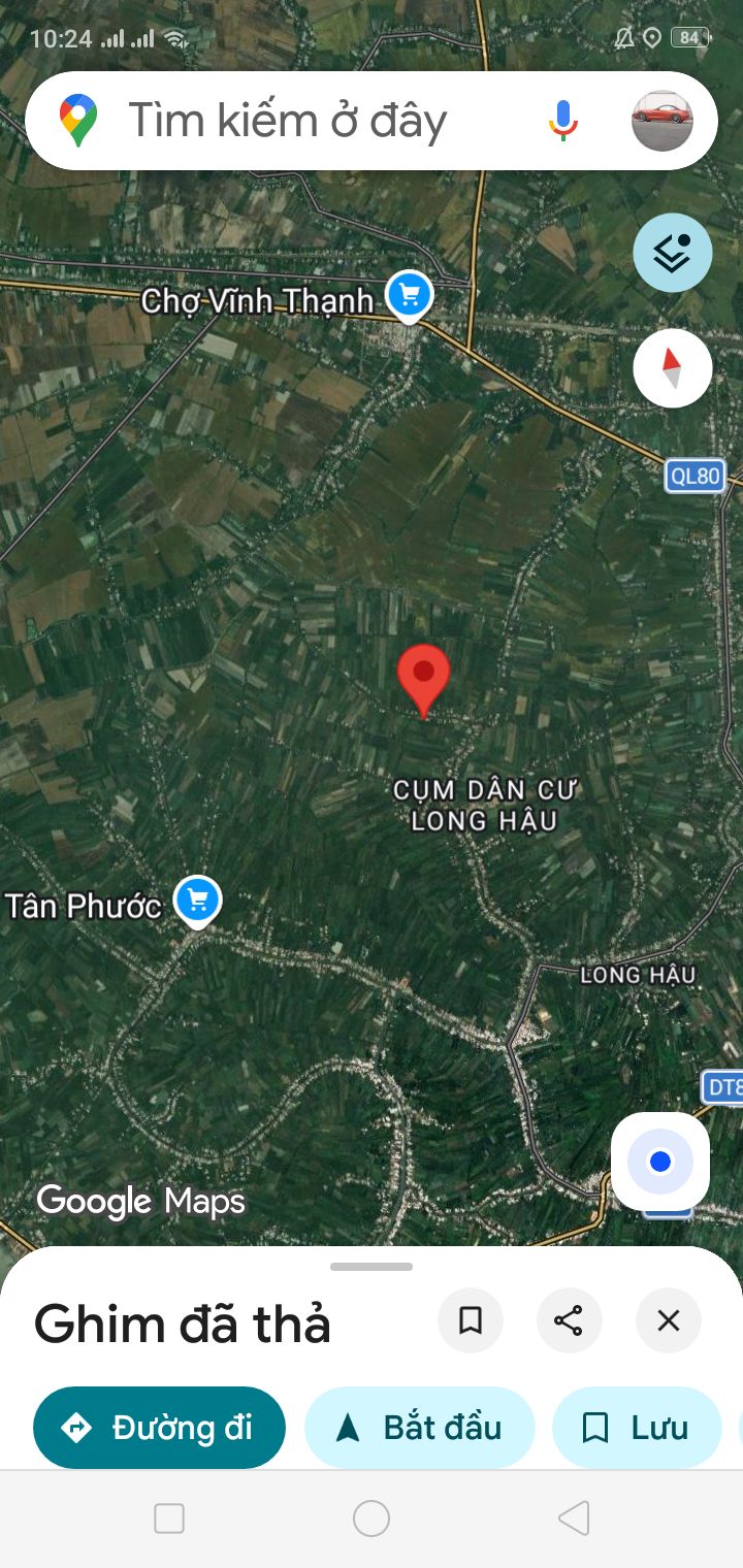 Đất nền Long Hậu Lai Vung 180m² - Sổ hồng thổ cư 100% - Giá đầu tư 500 triệu