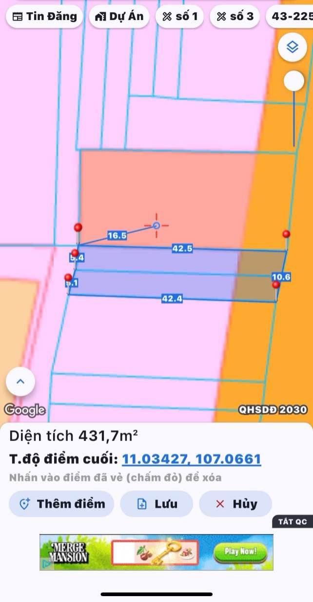 Đất nền Nguyễn Hoàng, Trảng Bom 214m² - Sổ đỏ chính chủ!