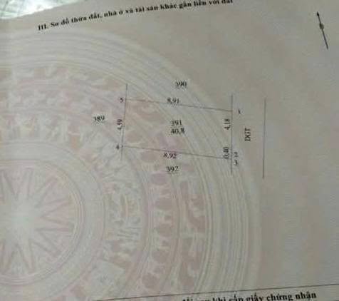 Đất nền Đan Phượng 40.8m² - Sổ đỏ vuông vắn, ô tô vào tận nơi