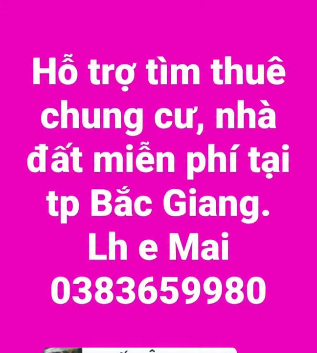 Cho thuê Căn hộ Bắc Giang đa dạng diện tích, giá chỉ từ 3.5 triệu/tháng
