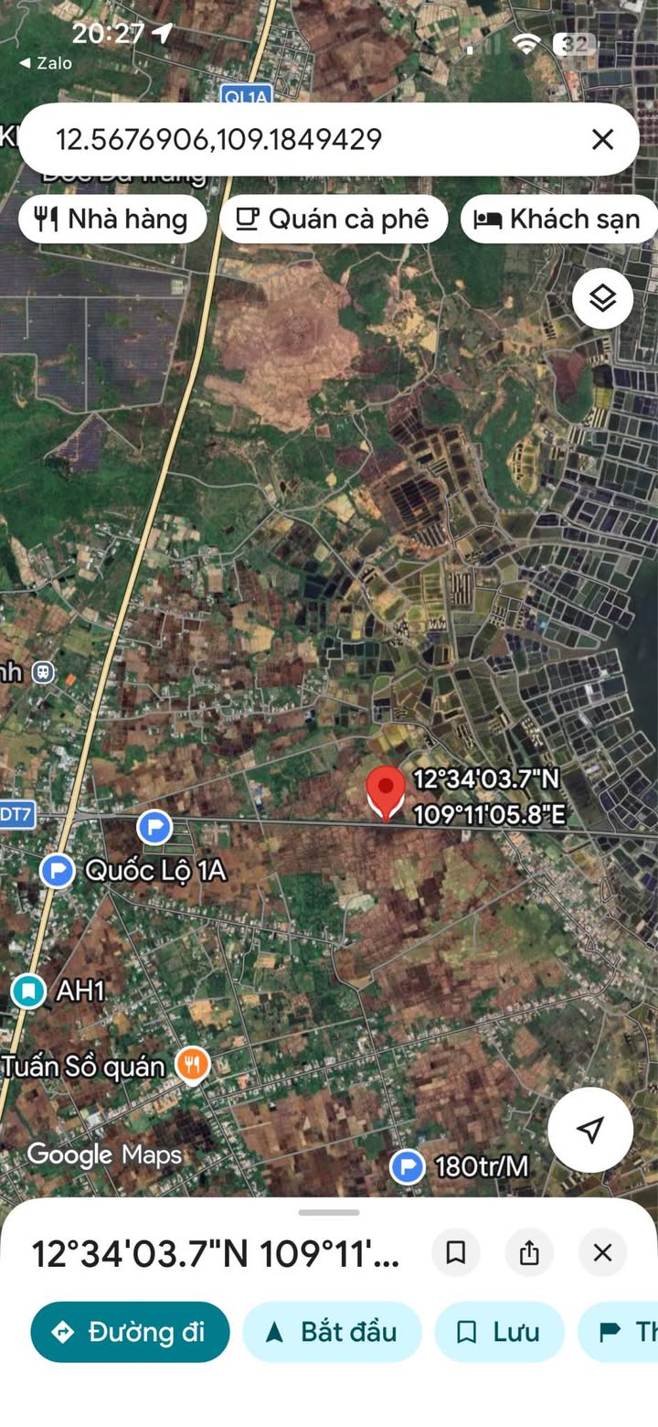 Đất nền 1832m² mặt tiền nhựa STX Ninh Thọ - Giá 1.7 tỷ, tiềm năng lớn