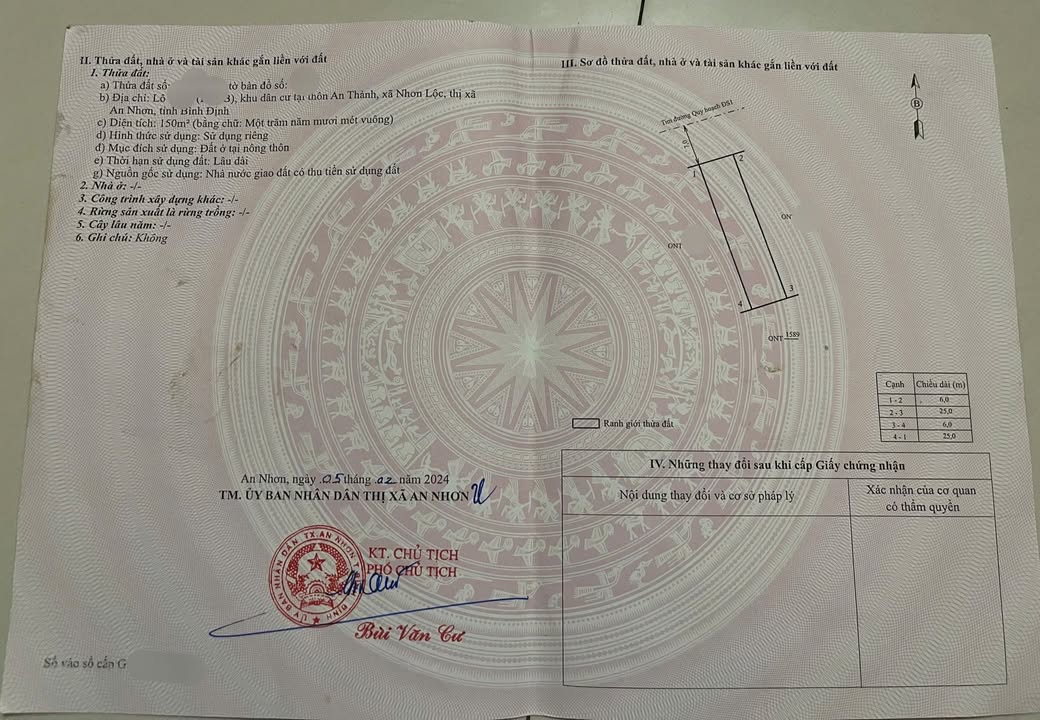 Đất nền An Thành, An Nhơn 150m² - Tiềm năng tăng giá vượt trội!