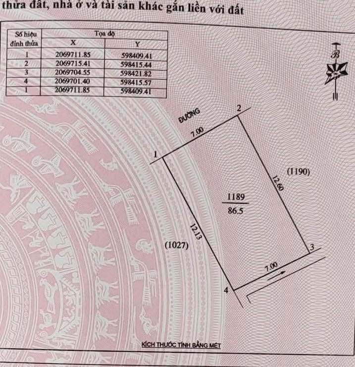 Đất nền Nghi Phú TP Vinh 86m² - Pháp lý rõ ràng, đường ô tô!
