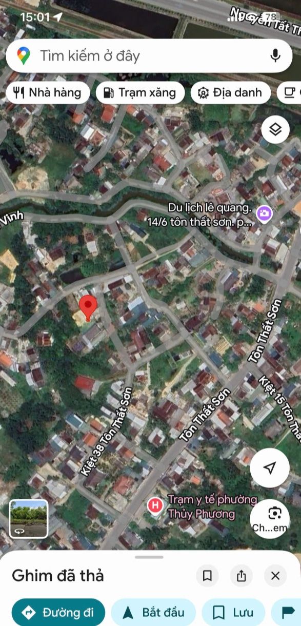 Bán đất kiệt Tôn Thất Sơn, Huế - 80.8m² - Giá tốt