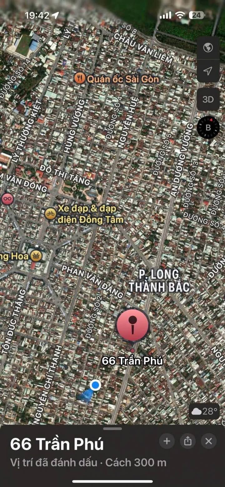 Nhà Mặt Tiền Trần Phú, Hòa Thành, Tây Ninh - Kinh Doanh Đắc Lợi 145m²