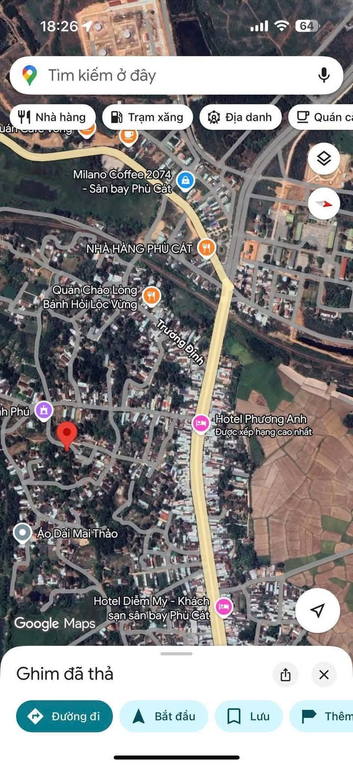 Đất Nền Vĩnh Phú Nhơn Thành 432m² - Gần Sân Bay Phù Cát, Giá 7xx Triệu