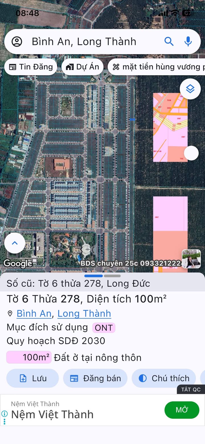 Đất nền Đồng Nai 100m² sổ hồng thổ cư, giá 2.1 tỷ - Lộc phát đón đầu