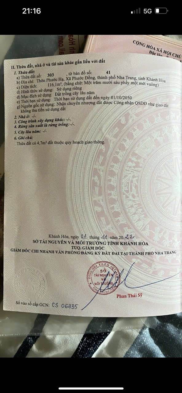 Bán Gấp 2 Lô Đất Phước Đồng Nha Trang 116m² - 139m² Sổ Hồng Sẵn