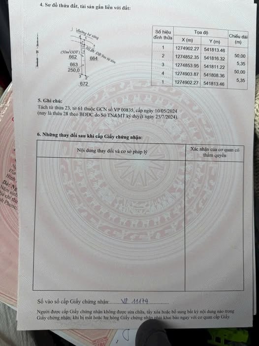 Đất nền Chơn Thành 250m² 3 tỷ - Sổ đỏ chính chủ