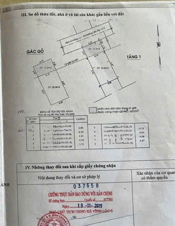 Bán nhà Vĩnh Lộc B Bình Chánh 45m² giá 2.55 tỷ - Sổ hồng sẵn!