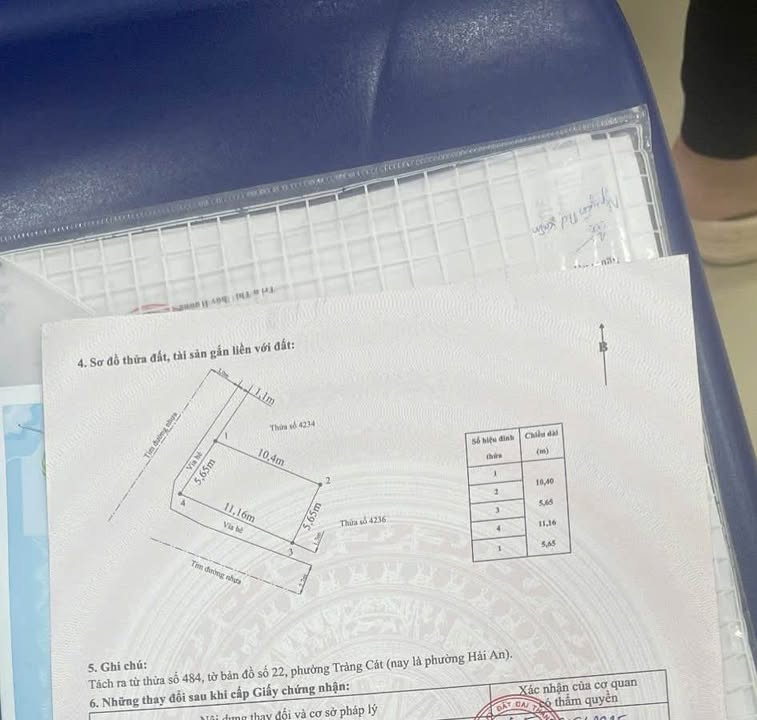 Đất Tràng Cát Hải Phòng 61m² 2,8 tỷ - Sổ đỏ chính chủ