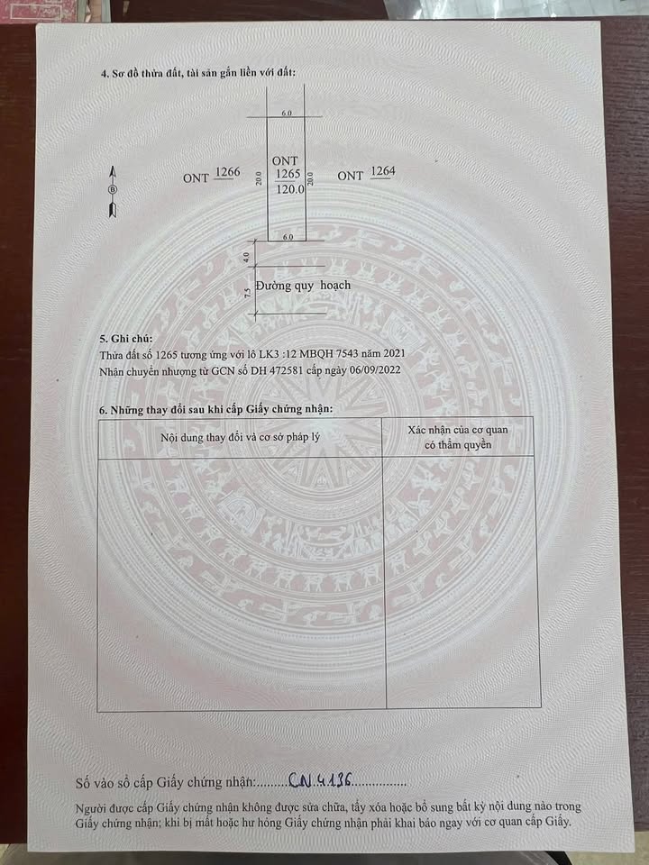 Đất nền MB Mai Chữ 120m² giá chỉ hơn 100 triệu - Sổ đỏ chính chủ