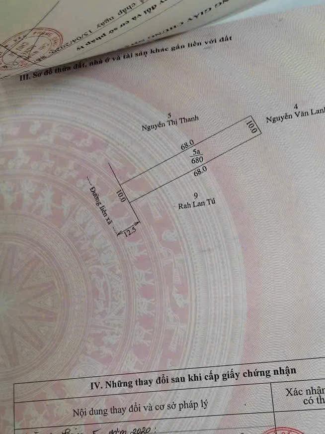 Đất Vàng Gia Lai - Mặt Tiền Cách Mạng Chư Sê 680m² Giá 1 Tỷ