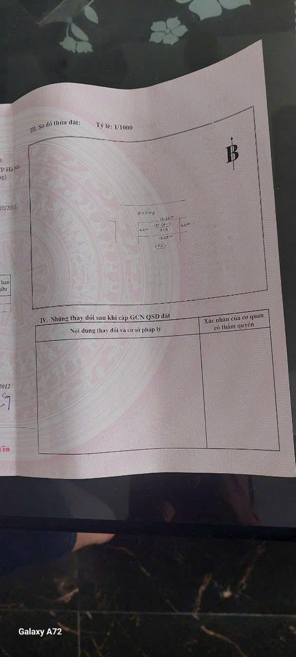 Đất nền Cự Đà Thanh Oai 51m² giá 8.5 tỷ - Sổ đỏ chính chủ
