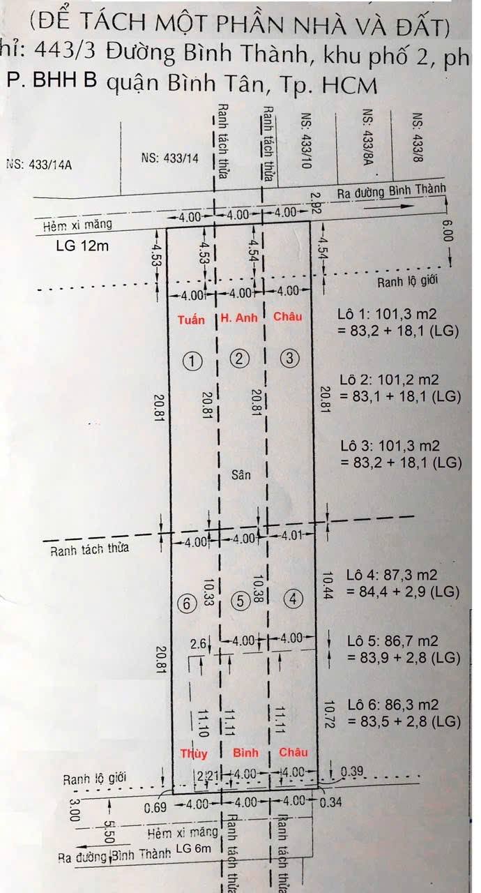 Đất nền Bình Tân 306m² 4.2 tỷ - Sổ đỏ chính chủ, xây dựng tự do!