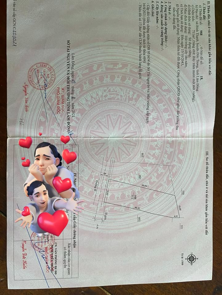 Đất nền Bình Thạnh Đức Trọng 690m² giá 1.035 tỷ - Sổ đỏ chính chủ