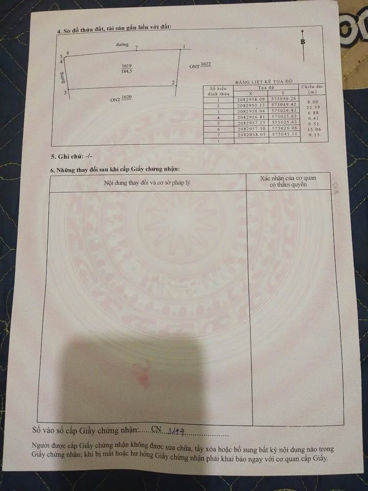 Đất nền góc 184.5m² full thổ cư Đại Sơn, Đô Lương - Giá 1 tỷ xxx