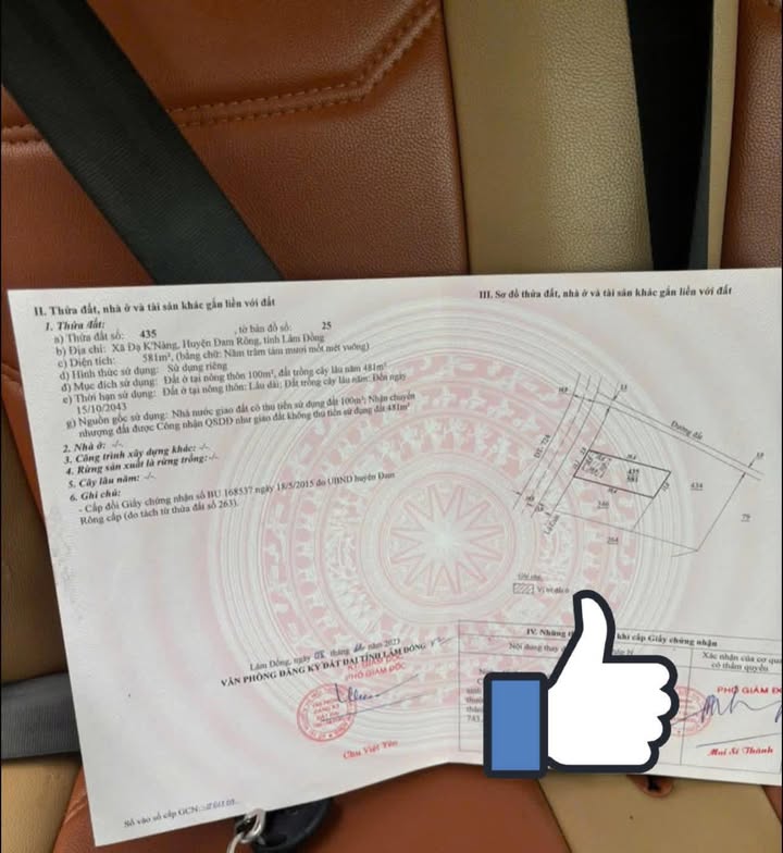 Đất Đam Rông Lâm Đồng 585m² - Sổ Riêng, Giá Ngộp 1.1 Tỷ