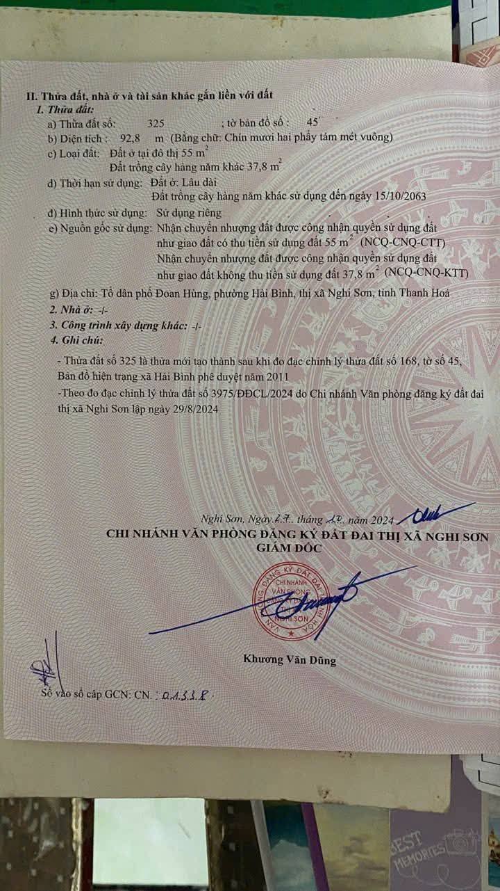 Đất nền Hải Bình Nghi Sơn 90m² chỉ 500 triệu - Sổ đỏ chính chủ!