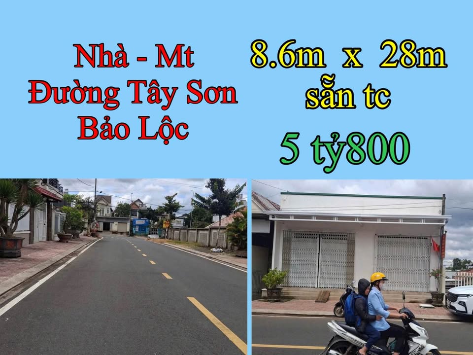 Nhà Mặt Tiền Tây Sơn 241m² - Kinh Doanh Sầm Uất Bảo Lộc