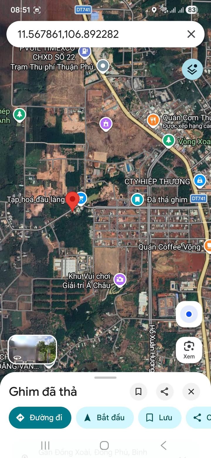 Đất nền Đồng Xoài 252m² giá 900 triệu - Sổ đỏ chính chủ!