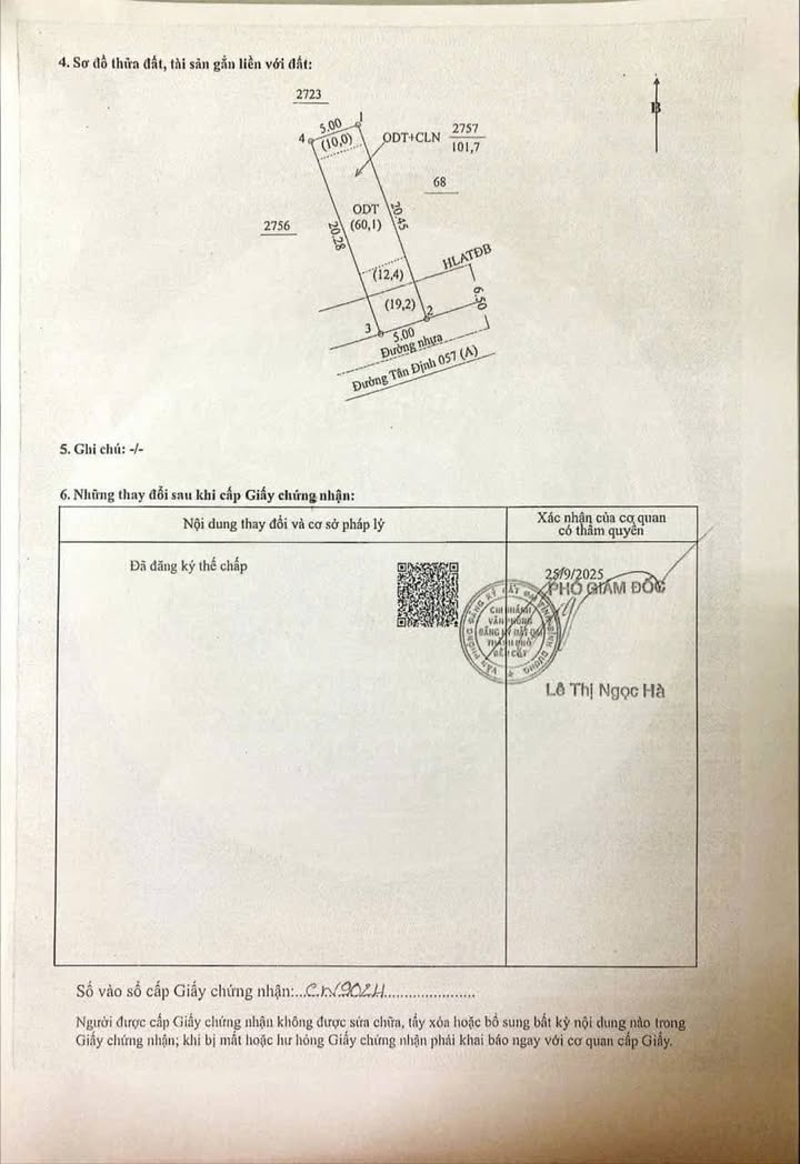Đất Nền Tân Định 100m² chỉ 1.1 tỷ - Sổ đỏ chính chủ
