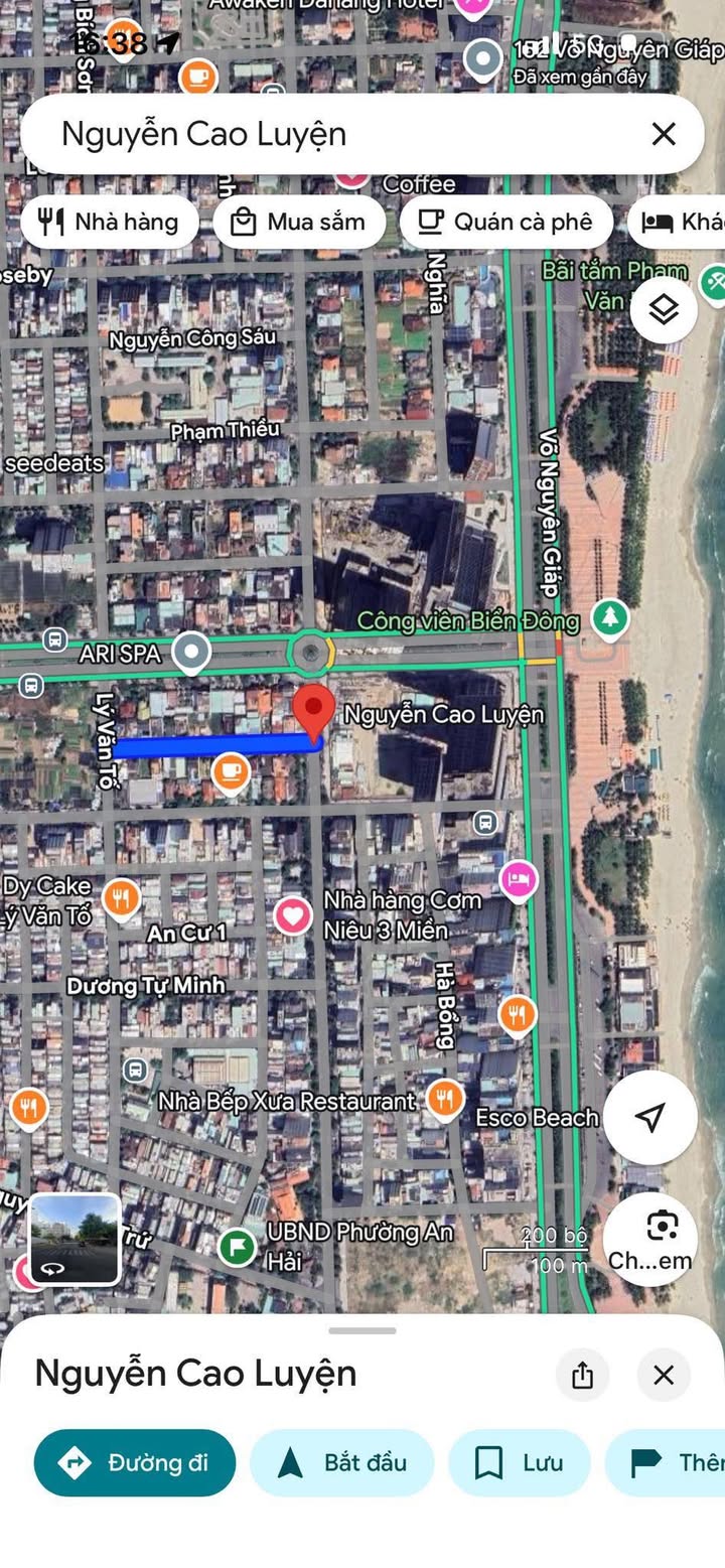 Mặt Tiền Nguyễn Cao Luyện, Sơn Trà - Đất Biển Mỹ Khê 300m² - Giá 52 Tỷ