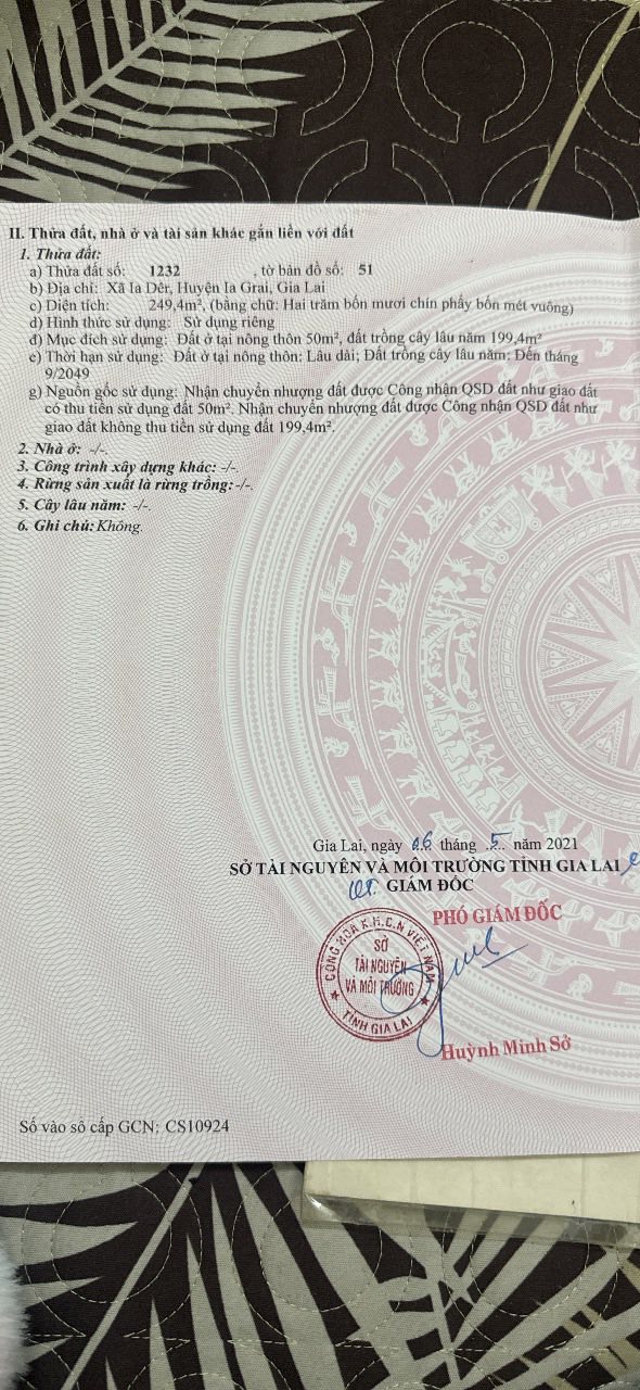 Đất nền Xã Ia Dêr, Gia Lai 250m² - Tiềm năng tăng giá cực lớn!