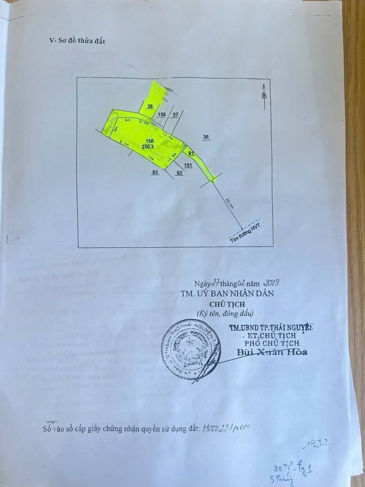 Bán đất vàng 2 mặt tiền TP Thái Nguyên, 389m² - Kinh doanh đắc lợi