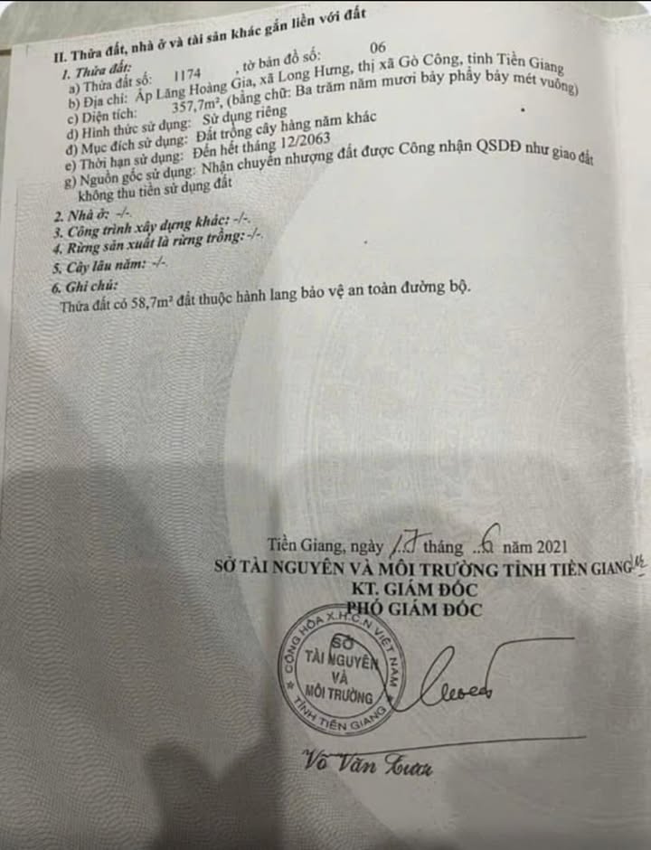 Đất nền Long Thành 357m² Hướng Đông - Mặt tiền nhựa QL50