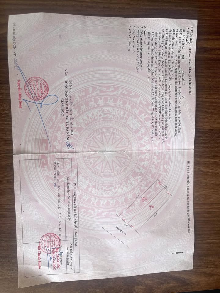 Đất Mặt Tiền Hòa Sơn, Đà Nẵng 246m² - Mặt tiền kinh doanh đắc địa!