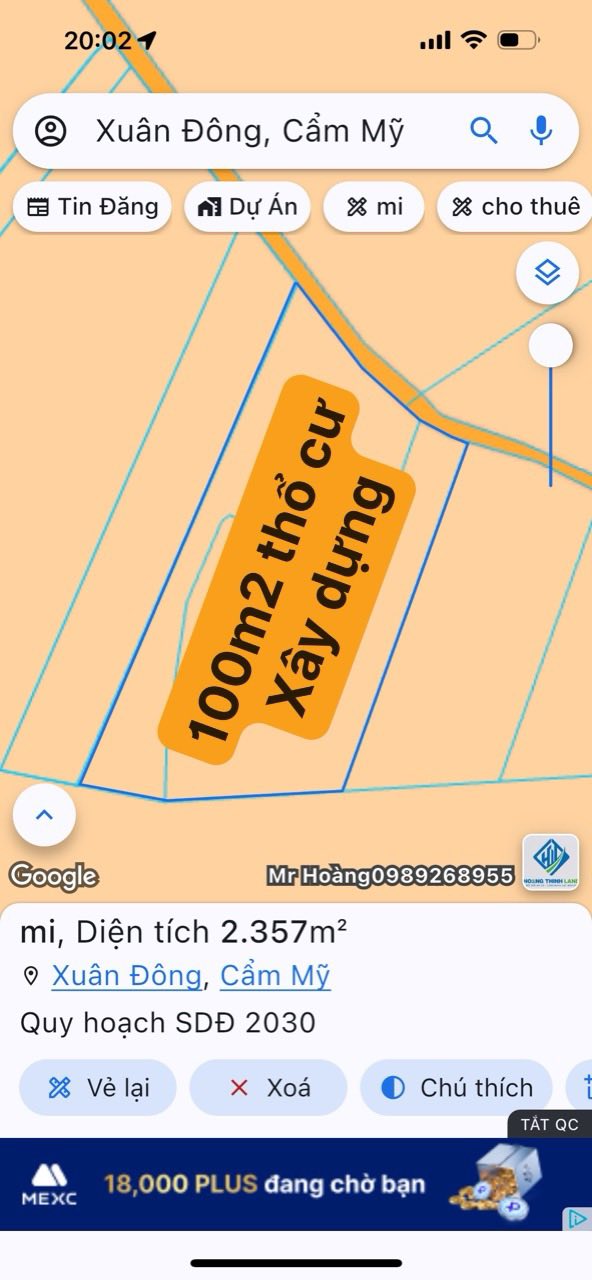 Đất Vườn Đồng Nai 2400m² - Sổ Đỏ Chính Chủ, Mặt Tiền Rộng 35m