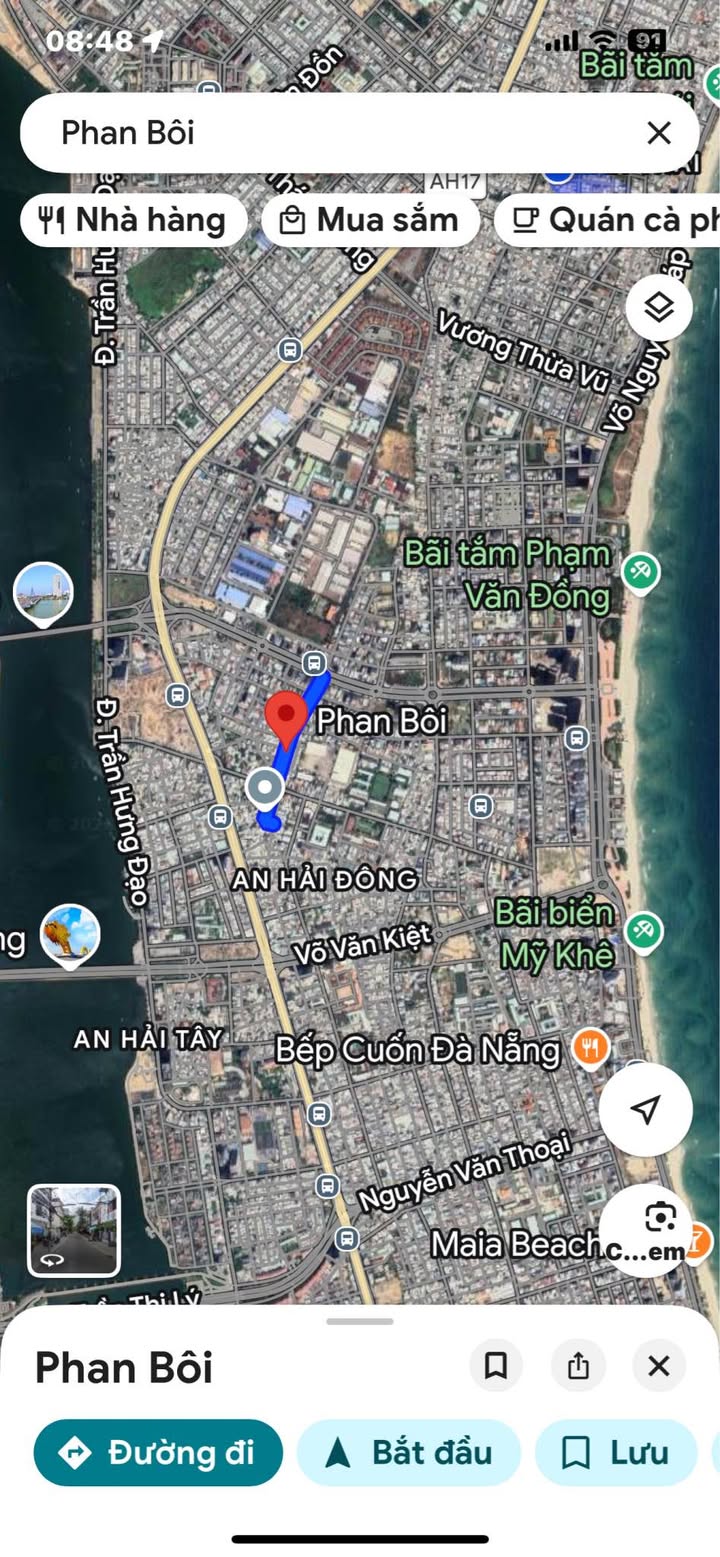 Đất nền Phan Bôi Hội An 221m² - Sổ đỏ chính chủ, giá cực tốt!