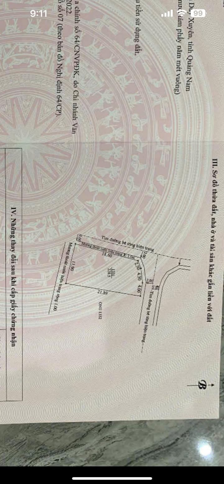 Đất nền Duy Tiên 231m² - Lô góc, tiềm năng tăng giá, chỉ 6xx triệu