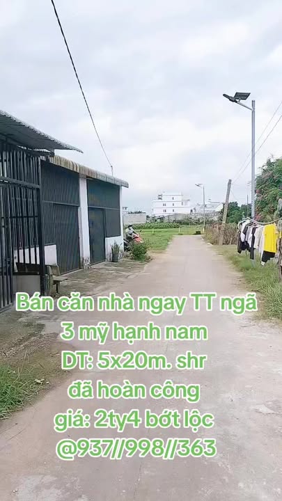 Nhà riêng Mỹ Hạnh 100m² giá 2.4 tỷ - Sổ hồng sẵn, hẻm ô tô!
