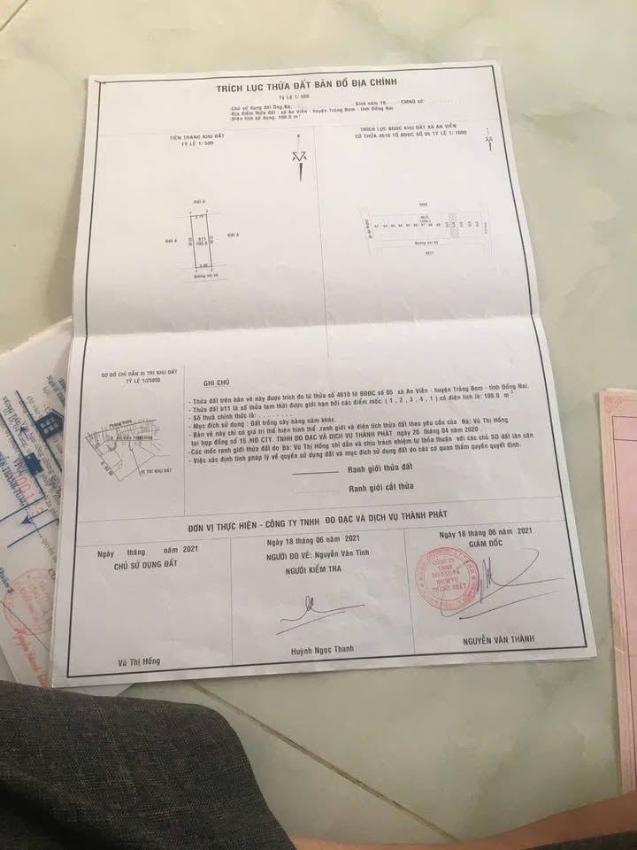 Đất Nền Trảng Bom 200m² Sổ Hồng Riêng - Giá 490 Triệu