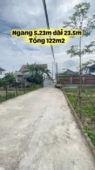 Đất nền Hòa Vang, Đà Nẵng 122m² - Sổ đỏ chính chủ, đường 6m