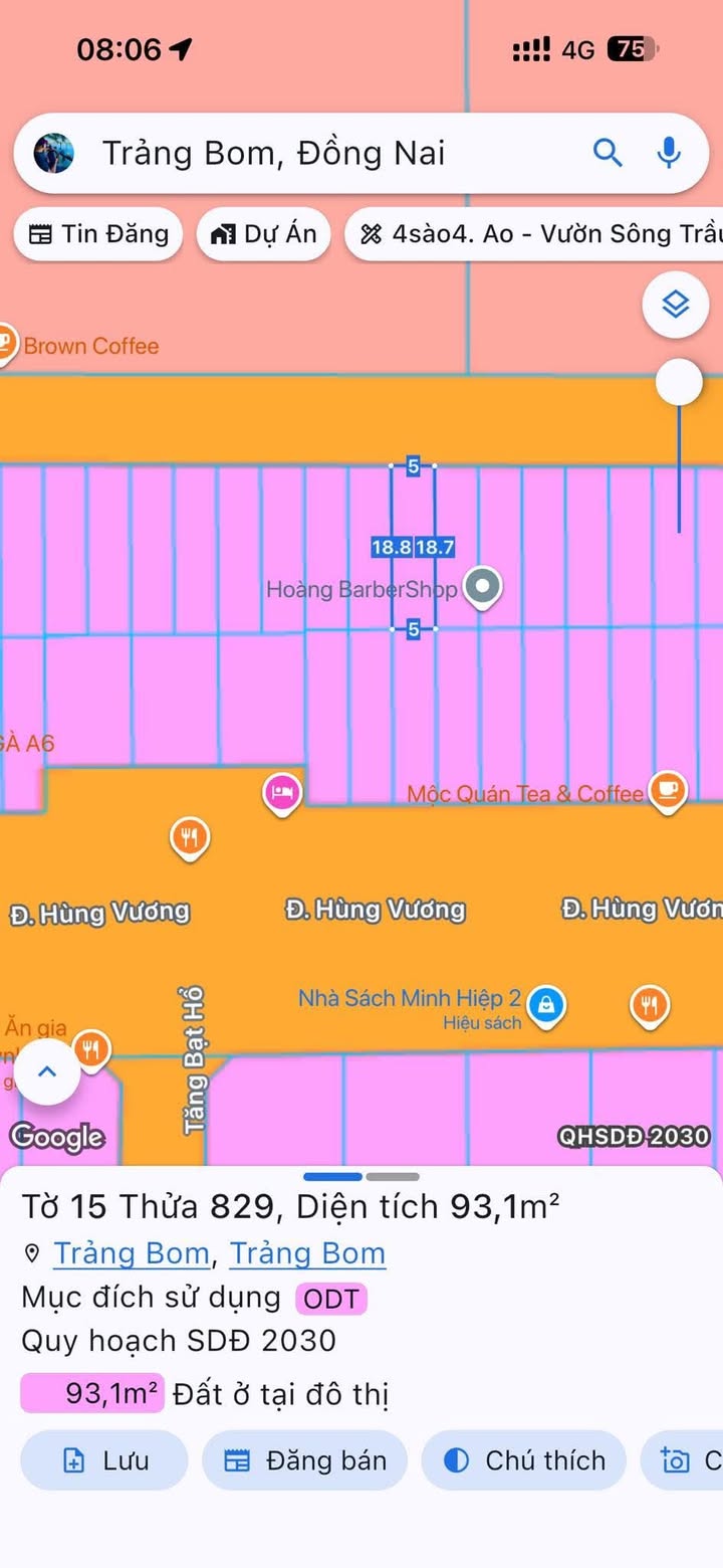 Nhà 94m² Thổ Cư 100% Đối Diện THCS Ngô Sĩ Liên, Biên Hòa - Giá 2.5 Tỷ