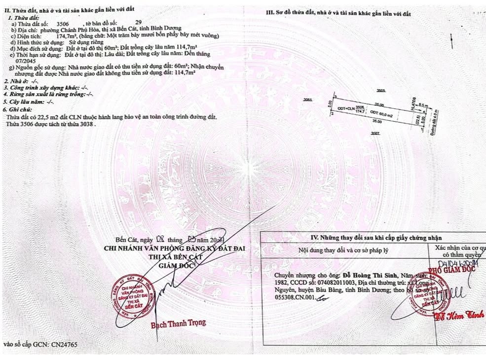 Bán Đất Đường Nhựa Chánh Phú Hòa, Bến Cát - 175m² Sổ Đỏ, Giá Tốt