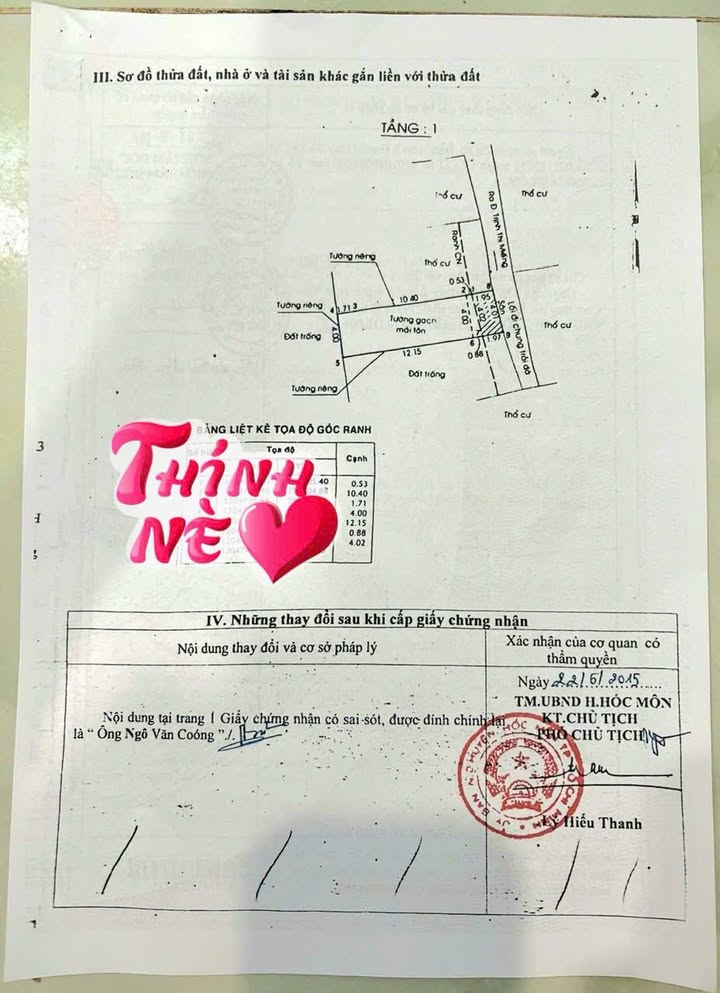 Nhà Sổ Hồng Riêng 60m² Hóc Môn - Giá 2.6 Tỷ, Sẵn Sàng Vào Ở Ngay