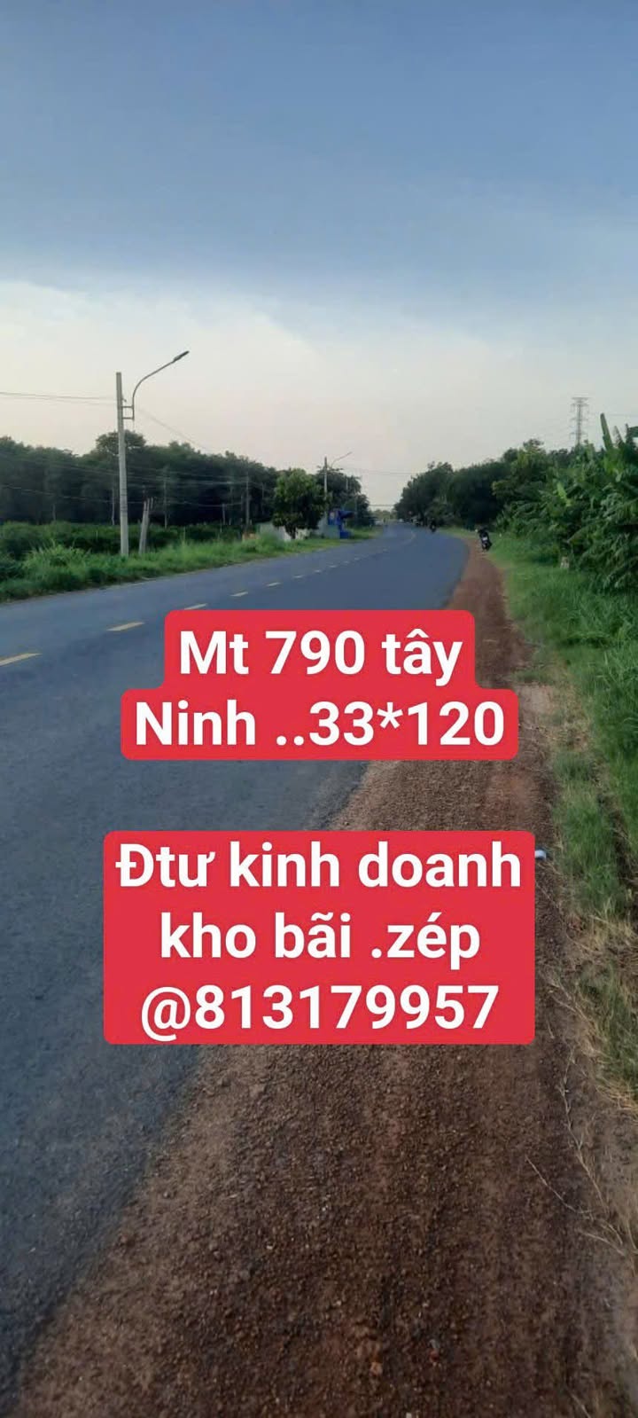 Đất nền Dương Minh Châu, Tây Ninh - 300m², Mặt tiền 790, Kinh doanh đắc địa