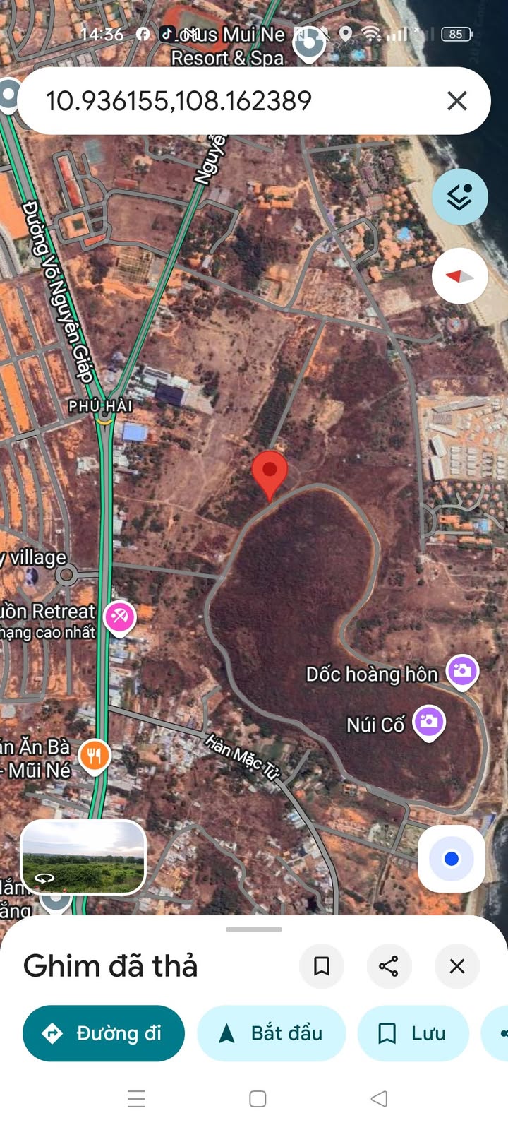 Đất nền Phú Hài Phan Thiết 7800m² - Sổ đỏ chính chủ