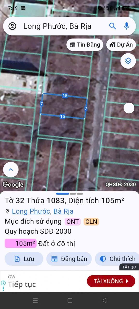 Đất nền Khu Nam Long, Bà Rịa 105m² - Tiềm năng tăng giá vượt trội!