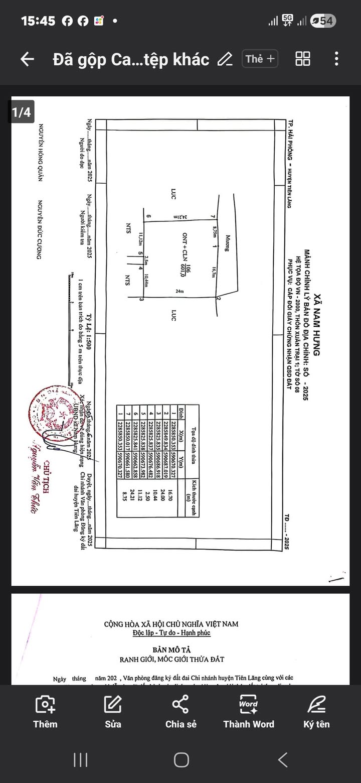Đất Vườn 600m² Sổ Hồng Tại Xã Tây Hưng, Tiên Lãng - Giá Đầu Tư Hấp Dẫn