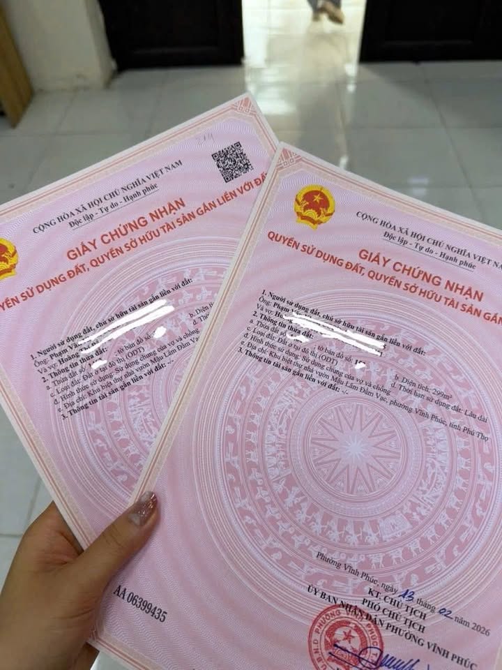 Bán 2 Lô Biệt Thự Vườn 600m² Hướng Nam Tại Vĩnh Yên - Cơ Hội Đầu Tư