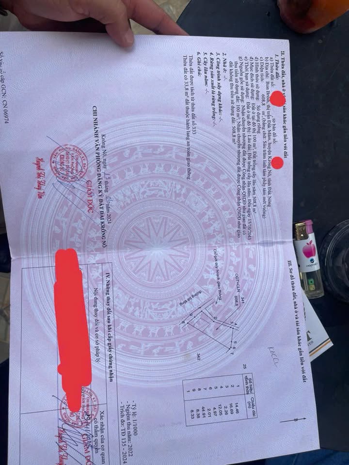 Đất nền 600m² Krông Nô, Đắk Nông - Sổ đỏ 100m² thổ cư, giá 579 triệu