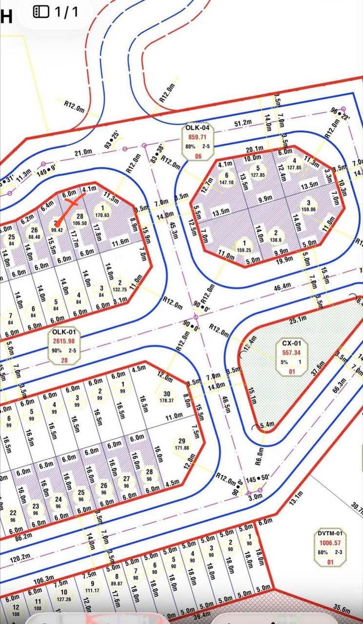 Đất nền Tuy Phước 106m² - Hướng Tây Bắc, Giá 1.15 Tỷ - Sổ đỏ sẵn sàng