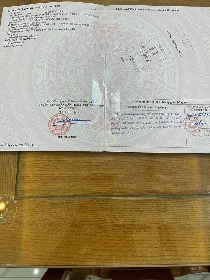 Đất nền Lai Sơn 100m² đường 13.5m - Sổ đỏ chính chủ