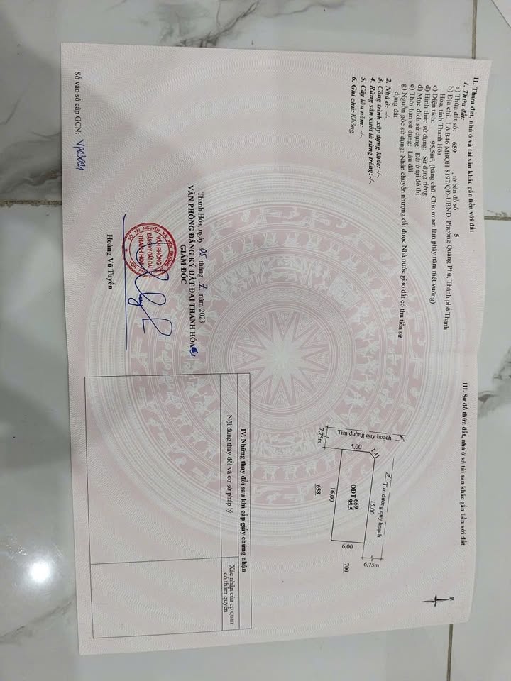 Bán đất Mặt bằng 8197 Quảng Tâm, Thanh Hóa - 95.5m², 2.x Tỷ, gần Biển Sầm Sơn